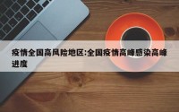 疫情全国高风险地区:全国疫情高峰感染高峰进度