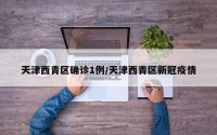 天津西青区确诊1例/天津西青区新冠疫情